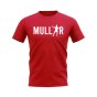 Thomas Muller Silhouette T-Shirt (Red)