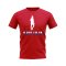 Virgil van Dijk Holland Silhouette T-shirt (Red)