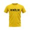 Cristiano Ronaldo Silhouette T-shirt (Yellow)