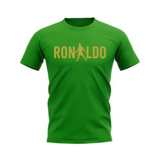 Cristiano Ronaldo Silhouette T-shirt (Green)