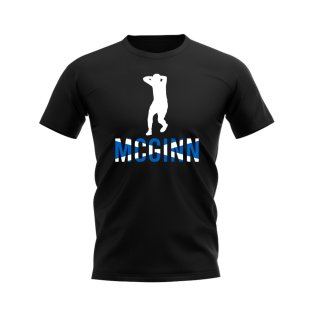 John McGinn Scotland Silhouette T-shirt (Black)