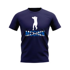 John McGinn Scotland Silhouette T-shirt (Navy)