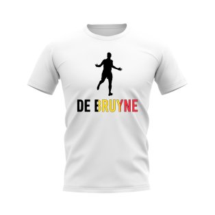 Kevin de Bruyne Belgium Silhouette T-shirt (White)