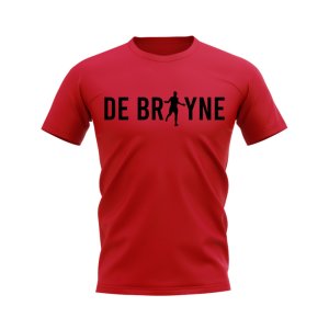 Kevin de Bruyne Silhouette T-shirt (Red)