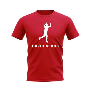 David Alaba Austria Silhouette T-shirt (Red)