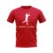 David Alaba Austria Silhouette T-shirt (Red)