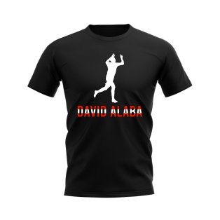 David Alaba Austria Silhouette T-shirt (Black)