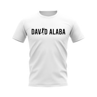 David Alaba Silhouette T-shirt (White)