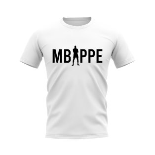 Kylian Mbappe Silhouette T-shirt (White)