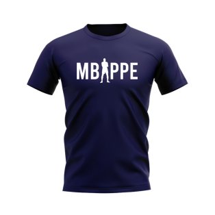 Kylian Mbappe Silhouette T-shirt (Navy)