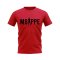 Kylian Mbappe Silhouette T-shirt (Red)