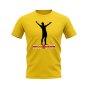 Jude Bellingham England Silhouette T-shirt (Yellow)