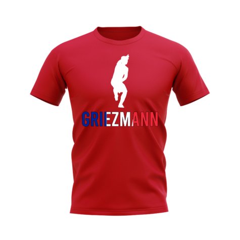 Antoine Griezmann France Silhouette T-shirt (Red)