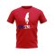 Antoine Griezmann France Silhouette T-shirt (Red)