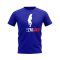 Antoine Griezmann France Silhouette T-shirt (Royal)