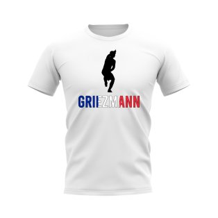 Antoine Griezmann France Silhouette T-shirt (White)