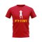 Pedri Spain Silhouette T-shirt (Red)