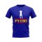 Pedri Spain Silhouette T-shirt (Royal)