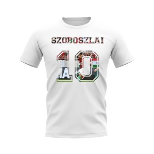 Dominik Szoboszlai Hungary 10 T-Shirt (White)