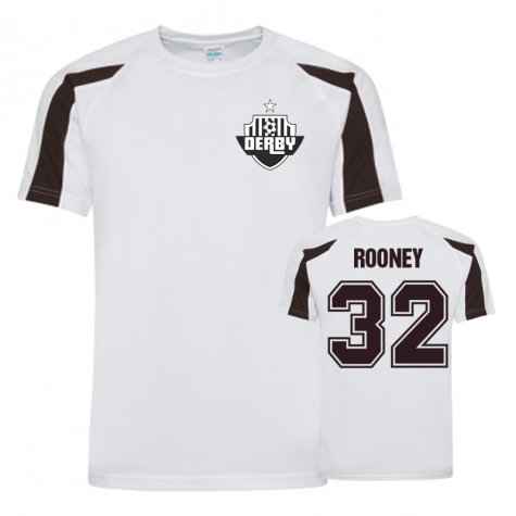 Wayne Rooney Derby County Sports Training Jersey (White)