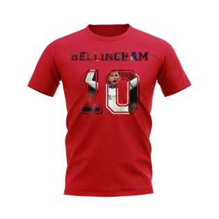 Jude Bellingham England 10 T-Shirt (Red)