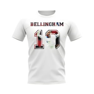 Jude Bellingham England 10 T-Shirt (White)