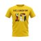 Jude Bellingham England 10 T-Shirt (Yellow)