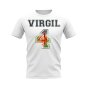 Virgil van Dijk Holland 4 T-Shirt (White)