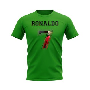 Cristiano Ronaldo Portugal 7 T-Shirt (Green)