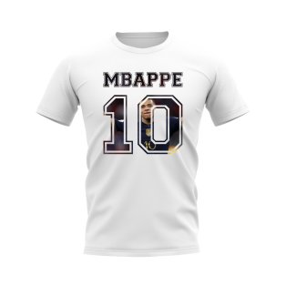 Kylian Mbappe France 10 T-Shirt (White)