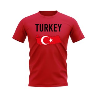 Turkey Map T-shirt (Red)