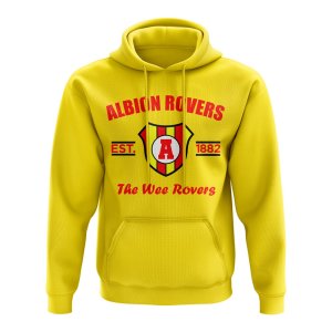 Albion Rovers Established Hoody (Yellow)