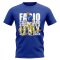 Fabio Cannavaro Italy Player T-Shirt (Blue)