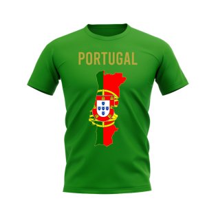 Portugal Map T-shirt (Green)
