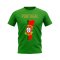 Portugal Map T-shirt (Green)
