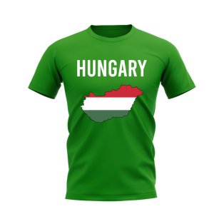 Hungary Map T-shirt (Green)