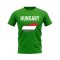 Hungary Map T-shirt (Green)