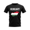 Hungary Map T-shirt (Black)