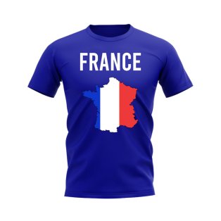 France Map T-shirt (Royal)