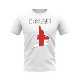 England Map T-shirt (White)