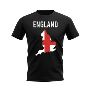 England Map T-shirt (Black)
