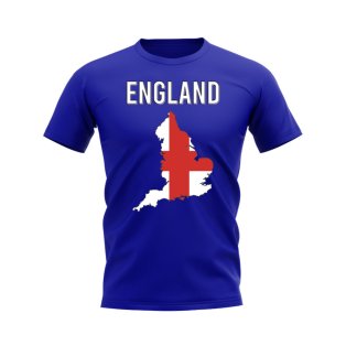 England Map T-shirt (Royal)