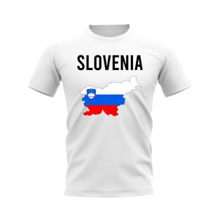 Slovenia Map T-shirt (White)