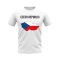 Czech Republic Map T-shirt (White)