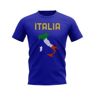 Italia Map T-shirt (Royal)