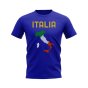 Italia Map T-shirt (Royal)