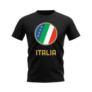 Italia Badge T-shirt (Black)