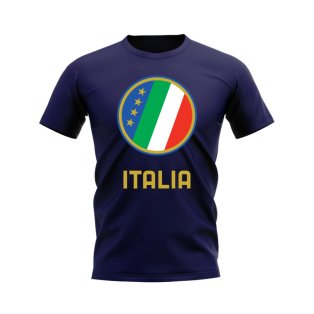 Italia Badge T-shirt (Navy)