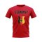 Germany Badge T-shirt (Red)