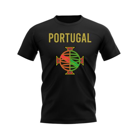 Portugal Badge T-shirt (Black)